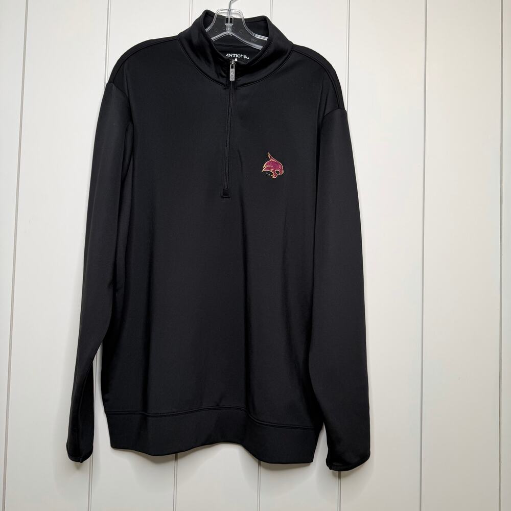 Antigua Texas State Bobcats 1/4  Zip Pullover XL